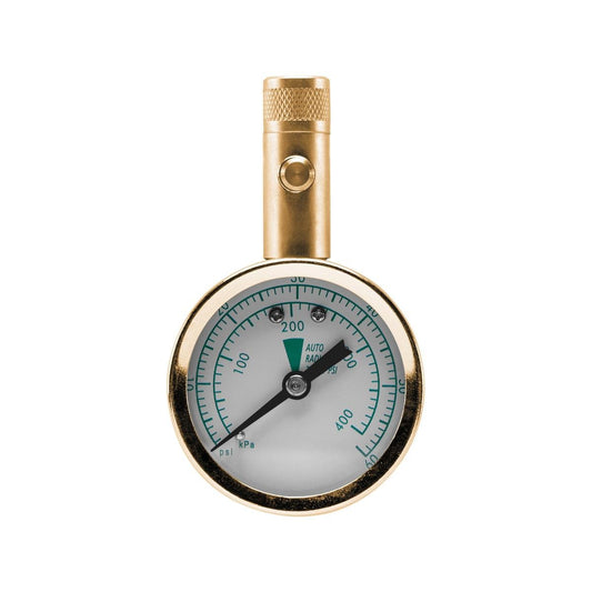 Ozito Tyre Pressure Gauge TPG 060H - 5-60 PSI - Durable Metal - Compact Design