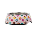 Happy Tails Small Donut Melamine Bowl