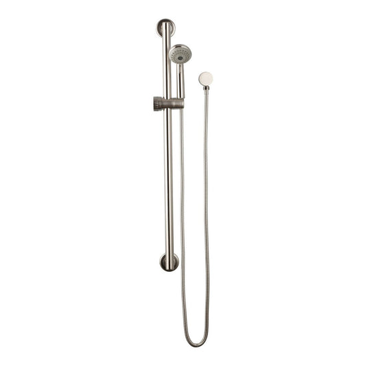 Evekare 32 x 900mm Grab Rail & 3 Function Shower - Brushed Nickel - Safety & Accessibility – view 2