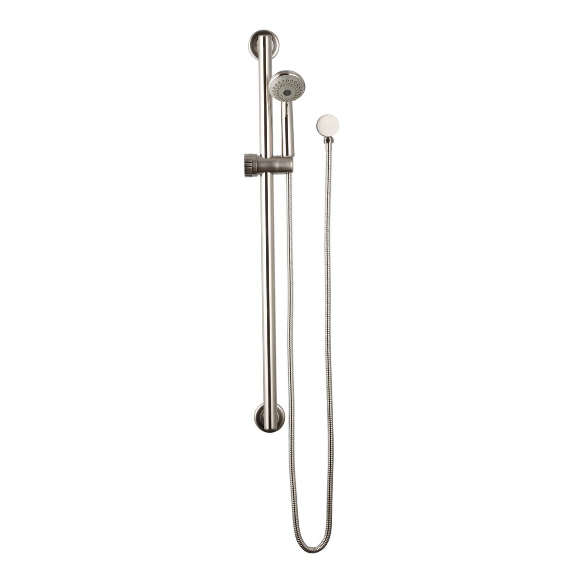 Evekare 32 x 900mm Grab Rail & 3 Function Shower - Brushed Nickel - Safety & Accessibility