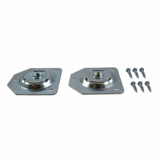 Adoored Vertical Leg Plate - 5/16 - Steel - Easy Installation - Auzzistore