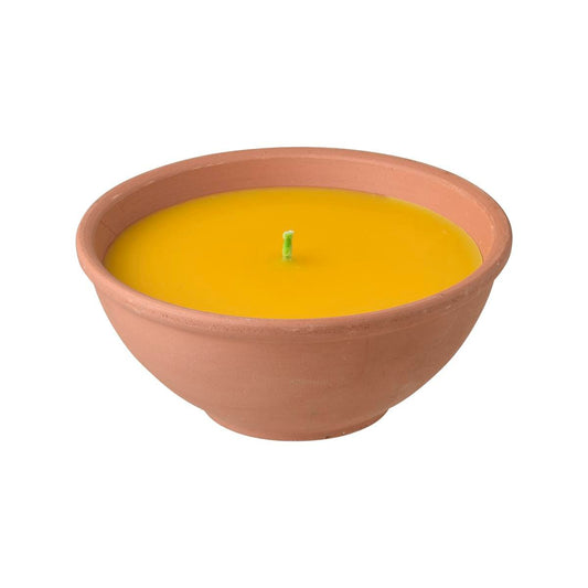 Pie Dish Citronella Tropical Strength Candle - 20 Hours Burn Time - Mosquito Repellent - 150mm x 150mm - Auzzistore