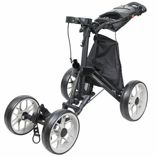 Incontro Sports CaddyCruiser One-Click Folding 4 Wheel Golf Push Carts - Auzzistore