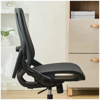 TrueWellness All Mesh Mid-Back Chair 52913-BLK Black Breathable Mesh