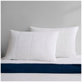 Hotel Grand Quilted All Feather Pillow 2 Pack Jumbo White 100% Cotton Cover