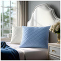 Hotel Grand Breathable Extra Cooling Pillow 2 Pack PCM White/Blue K222220