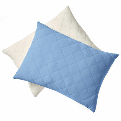 Hotel Grand Breathable Extra Cooling Pillow 2 Pack PCM White/Blue K222220