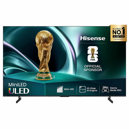 Hisense 75 Inch Mini-LED ULED 4K Smart TV with Dolby Atmos & 144Hz Gaming - Auzzistore