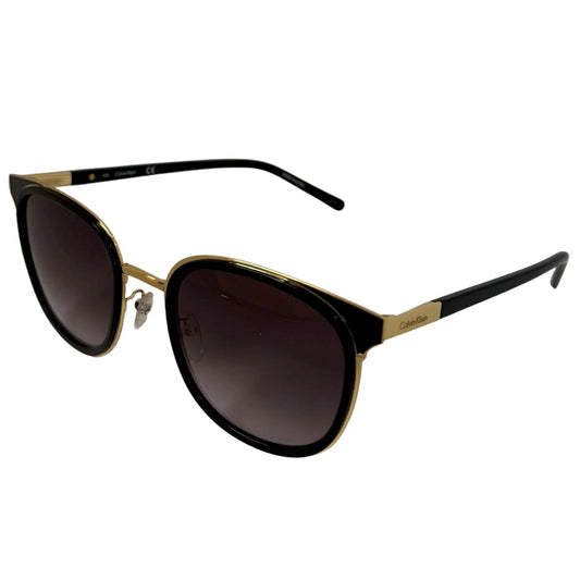 Calvin Klein Men's Sunglasses, Gradient Grey Lens, Acetate Frame, 56 mm