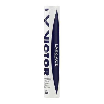 Victor Lark Ace Shuttlecock 12 x 2 Pack Standard White Feather Stable