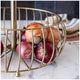 over&back Golden Fruit Basket 2 Tier