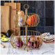 over&back Golden Fruit Basket 2 Tier