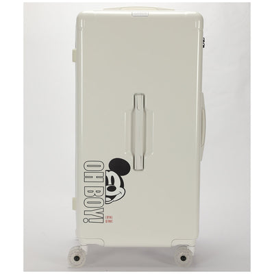 Disney Mickey Trunk Style Trolley Case 79cm TSA Lock White Polycarbonate