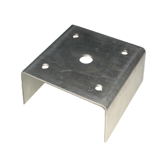 Australian Handyman Supplies 90x90mm Internal Fixing Post Bracket - Galvanised Steel - Easy Install - Corrosion Resistant - Auzzistore