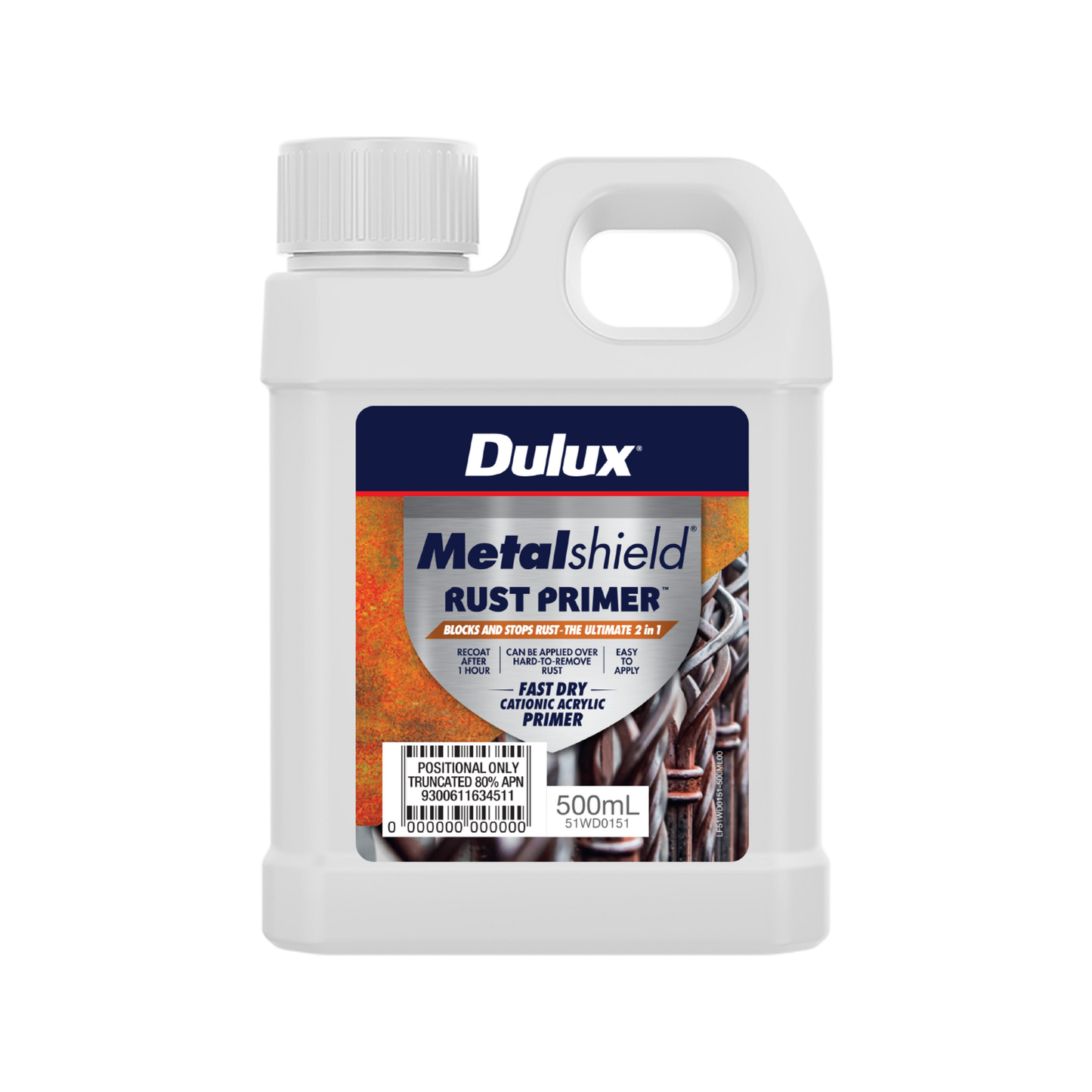 Dulux 500ml Metalshield Rust Defence Primer