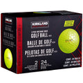 Kirkland Signature V3.0 Soft-Feel Urethane Golf Balls 24 Pack Neon Yellow