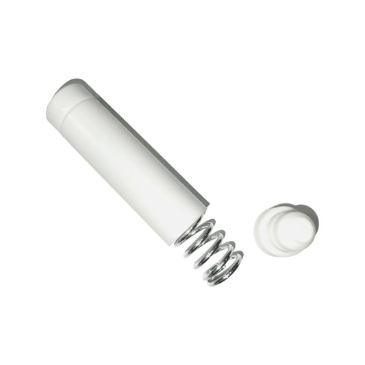 Windoware 25mm White Spring Fit Curtain Rod End - 1 Pack - Screw-Free Installation - Strong Spring Action - Auzzistore