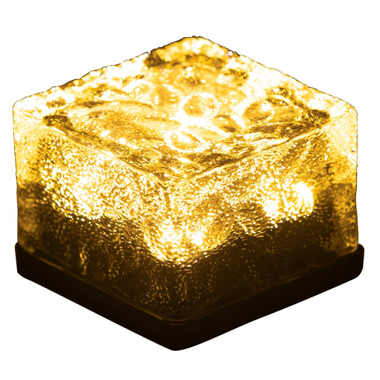 Dais Solar Brick Light 6 Pack Warm, 8 Hours Runtime, Glass Cover, 70mm Size – view 2