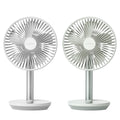 Lumena Fan Stand 4 Cordless Rechargeable (2 Pack) White/Green 5000mAh 6W