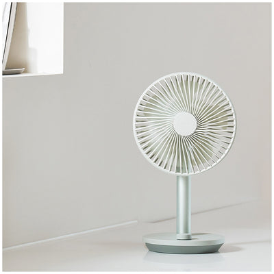 Lumena Fan Stand 4 Cordless Rechargeable (2 Pack) White/Green 5000mAh 6W