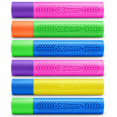 Zuru X-Shot Foam Blaster 6 Pack 10m Durable Water Blaster