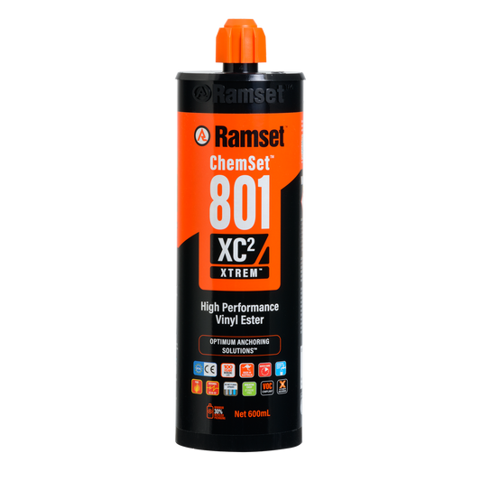 Ramset Chemset 801 Xtrem Xc Chemical Anchor - 600ml - Fast-Setting, Heavy-Duty - Auzzistore