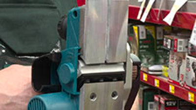 Makita 82mm Planer KP0800K - Metal Plastic - Precise Planing Depth