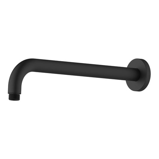 Mondella 300mm Matte Black Horizontal Shower Arm - Durable Stainless Steel