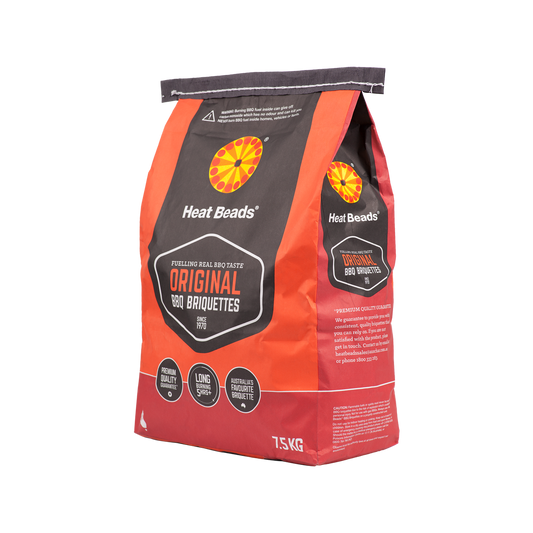 Heat Beads BBQ Briquettes - 7.5kg - Charcoal - High Heat Output - Auzzistore