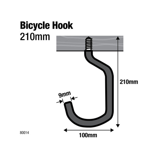 Everhang Bicycle Storage Hook - 9mm - Steel - PVC Coated – view 2