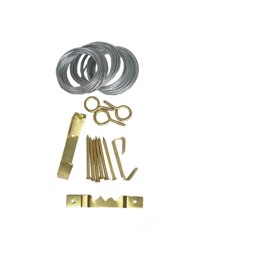 Stahl Picture Hanging Kit - Assorted Sizes - Metal - 88 Pack – view 2 - Auzzistore