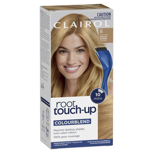 Clairol Nice N Easy Root Touch Up Permanent Hair Colour - Medium Blonde (173g)-Auzzi Store