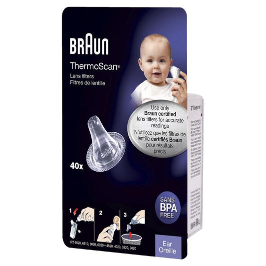 Braun Thermoscan Lens Filters LF40 - 40 Pack for Accurate Readings-Auzzi Store