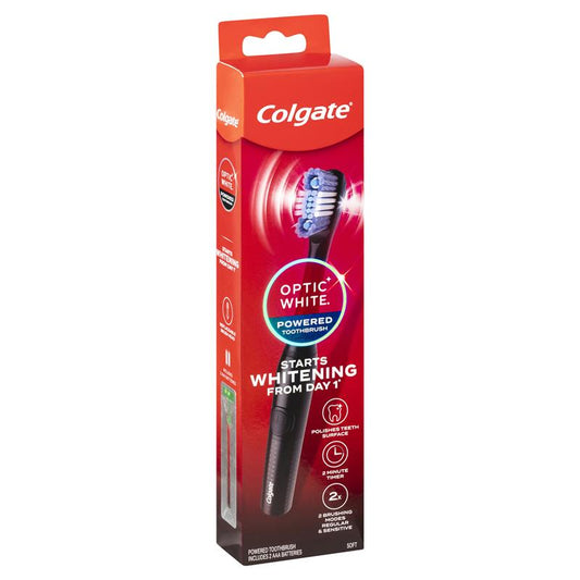 Colgate Optic White Power Toothbrush - Soft Bristles