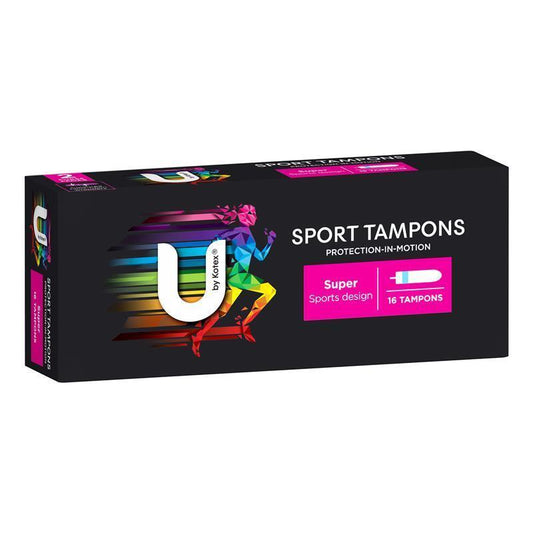 U By Kotex Sport Super Tampons 16 Pack-Auzzi Store