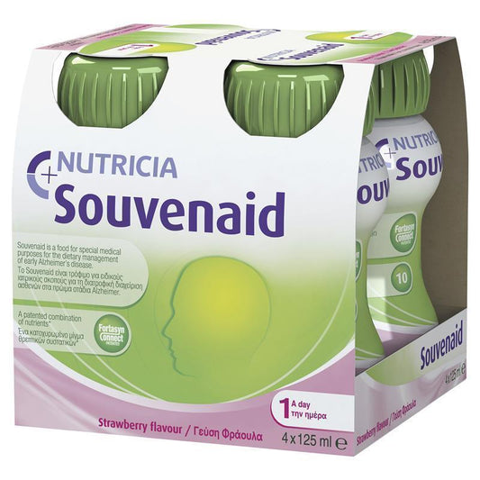 Nutricia Souvenaid Strawberry Memory Support Drink 125ml 4 Pack