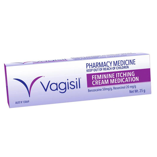 Vagisil Itching Cream for Women 25g – Relieves Vaginal Irritation - Auzzistore
