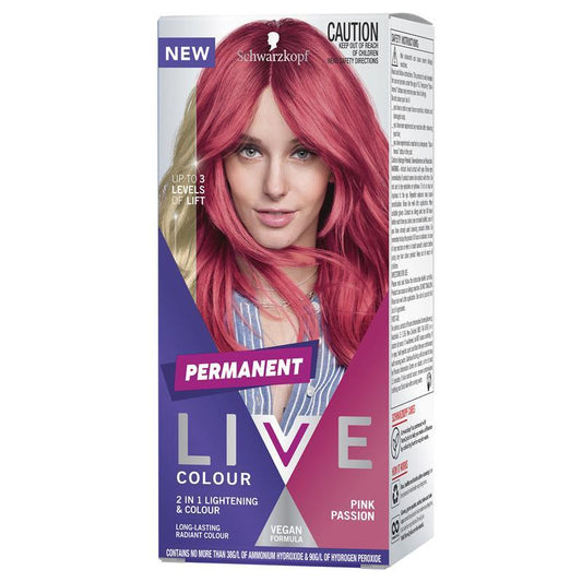 Schwarzkopf Live Colour Permanent Pink Passion - 1 Pack