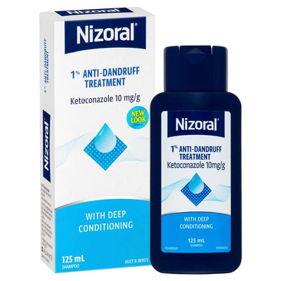 Nizoral 1% Anti-Dandruff Treatment Shampoo 125ml - Deep Conditioning Formula