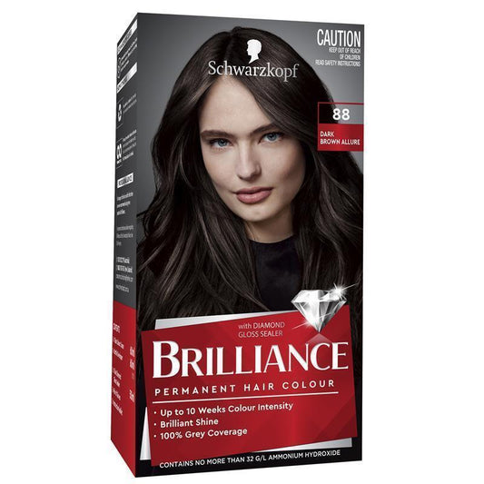 Schwarzkopf Brilliance 88 Dark Brown Allure - Permanent Hair Colour