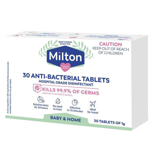 Milton Antibacterial Tablets - 30 Tablets for Effective Sterilisation-Auzzi Store