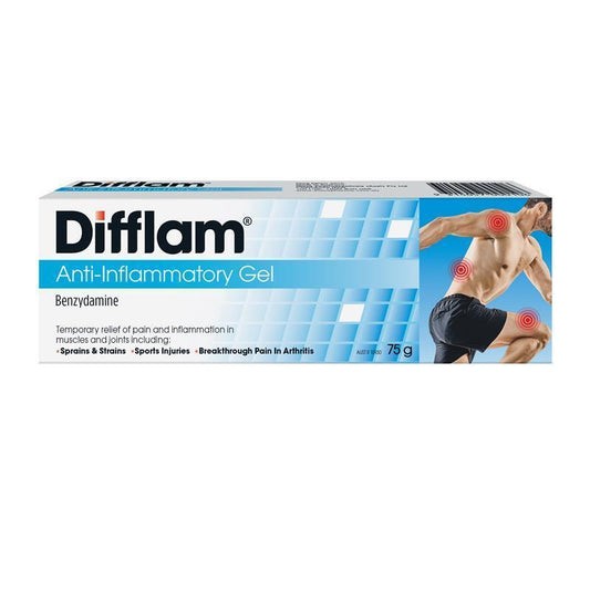 Difflam Anti-Inflammatory Gel 3% - 75g for Pain Relief-Auzzi Store