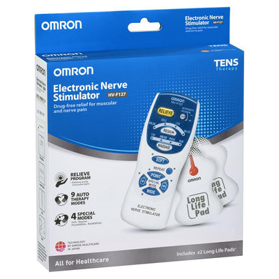 Omron TENS Unit HVF-127 - Drug-Free Pain Relief Device