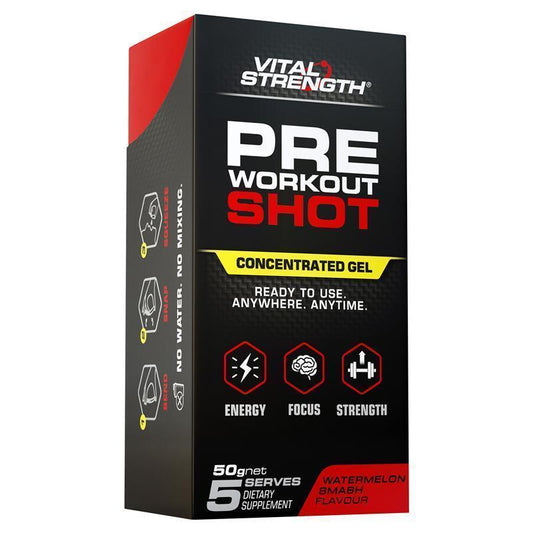 Vital Strength Pre Workout Shot - Watermelon Smash 5 Pack - Auzzi Store