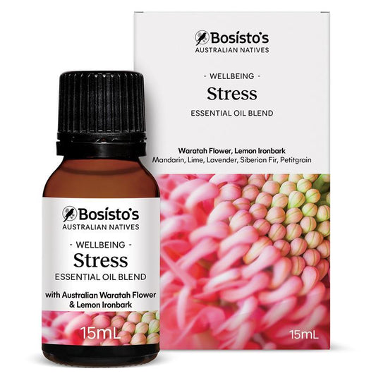 Bosisto's Native Stress Oil - 15ml Calming Essential Oil Blend - Auzzi Store