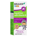 Brauer Kids Liquid Iron with B Vitamins, 200ml - Sugar-Free, Gentle