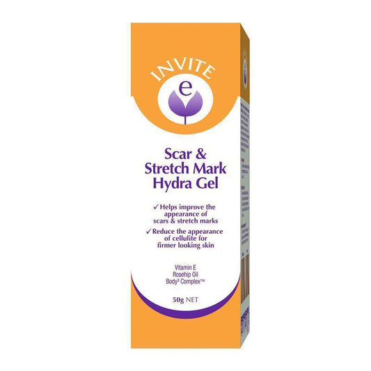 Invite E Scar & Stretch Mark Gel 50g - Advanced Skin Care Solution