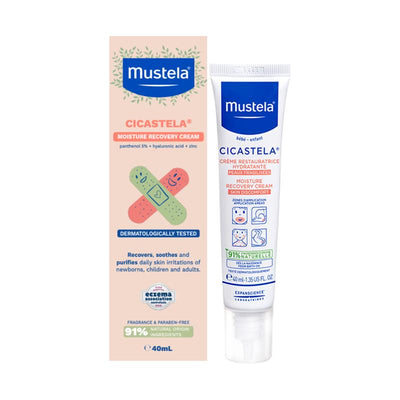 Mustela Cicastela Moisture Recovery Cream 40ml - Gentle Skin Relief