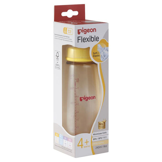 Pigeon Flexible Peristaltic PPSU Bottle 240ml - Ideal for Infants-Auzzi Store