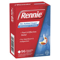 Rennie No Added Sugar Peppermint Antacid Tablets - 96 Count